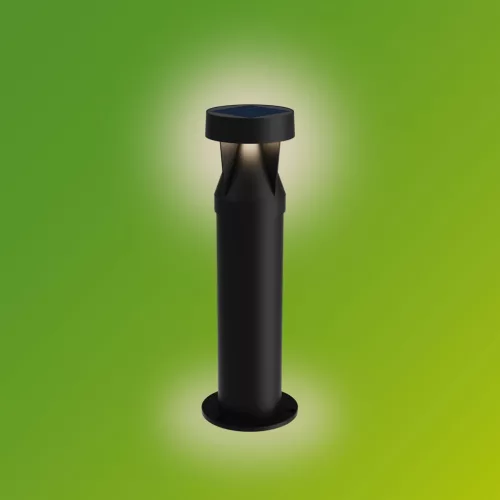 Napelemes kerti lámpa kültéri POST 40.3cm LED 1.8W 200lm 2700K szürkület érzékelővel Avery Philips