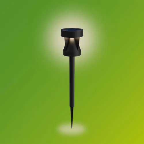 Napelemes kerti lámpa kültéri POST 54.8cm LED 1.8W 200lm 2700K szürkület érzékelővel Avery Philips