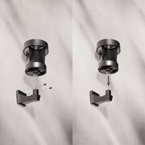 Kerti fali lámpa napelemes homlokzati kültéri LED 1.8W 200lm 2700K szürkület érzékelővel fekete Avery Philips