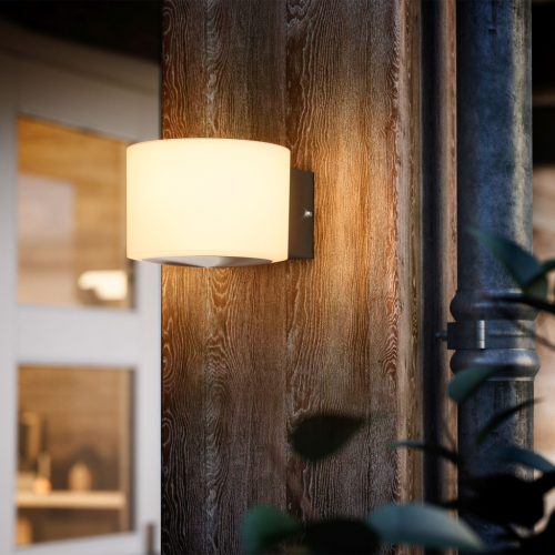 Kerti fali lámpa kültéri LED homlokzati lámpa 4,3W 800lm 2700K IP44 rozsdamentes acél Otis Ultra hatékony Philips