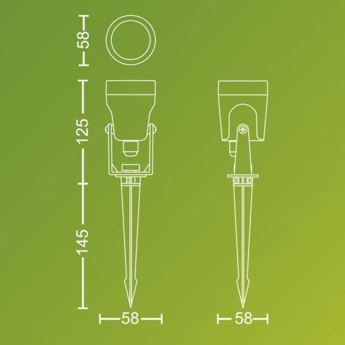 3x kerti lámpa LED spotlámpa 1,5W 180lm 2700K Black Reuel Ultra hatékony Philips
