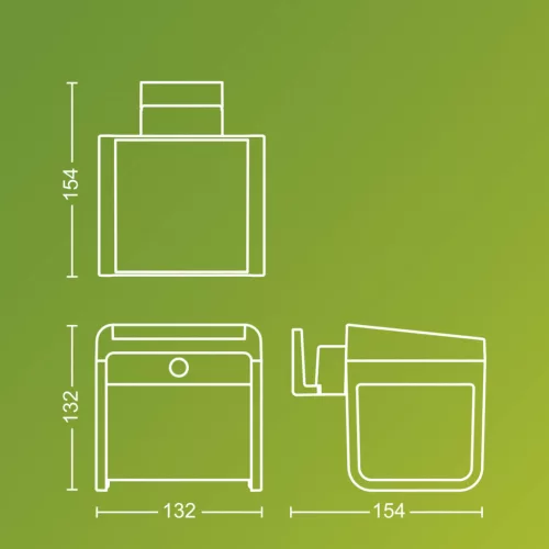 Kerti fali lámpa napelemes homlokzati kültéri LED 1,8W 250lm 3000K IP44 mozgás- és szürkületérzékelővel Fekete Ezra Ultra hatékony Philips
