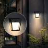 Kerti fali lámpa Solar Homlokzati Kültéri LED 1,8W 250lm 3000K IP44 mozgás- és szürkületérzékelővel Fekete Nissa Ultra Hatékony Philips