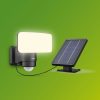 Solar LED reflektor 6W 1000lm 5000K IP44 mozgás- és szürkületérzékelővel Fekete Tylus Ultra Hatékony Philips