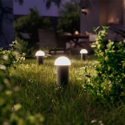 3x kültéri kerti lámpa POST 30cm LED 1,5W 180lm 2700K Edwina Philips