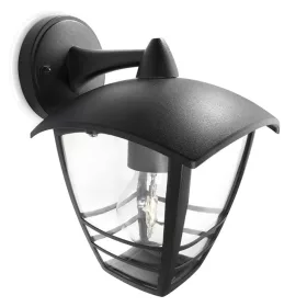   Kerti LED lámpa Fali lámpa Homlokzat CREEK myGarden E27 IP44 Down Light Fekete PHILIPS