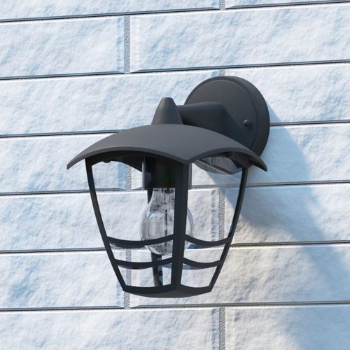 Kerti LED lámpa Fali lámpa Homlokzat CREEK myGarden E27 IP44 Down Light Fekete PHILIPS