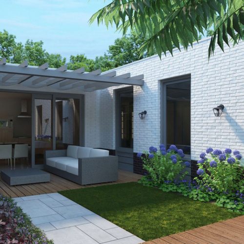 Kerti LED lámpa Fali lámpa Homlokzat CREEK myGarden E27 IP44 Down Light Fekete PHILIPS