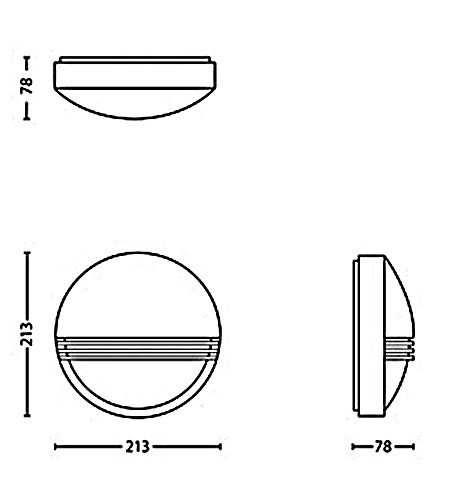 Kerti LED lámpa fali lámpa homlokzat YARROW myGarden 6W 2700K IP44 kerek fekete PHILIPS