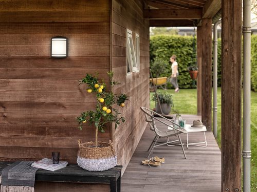 Kerti LED lámpa fali homlokzat ANTELOPE myGarden 6W 4000K IP44 fekete PHILIPS