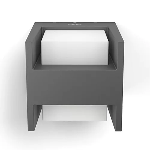 Kerti LED lámpa ARBOR myKert homlokzati fali lámpa 4,5W 2700K IP44 Felső-Alsó antracit PHILIPS