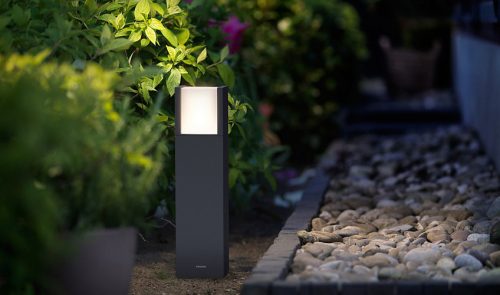 LED kerti lámpa kültéri ARBOR myGarden 6W 2700K IP44 oszlop 40cm antracit PHILIPS