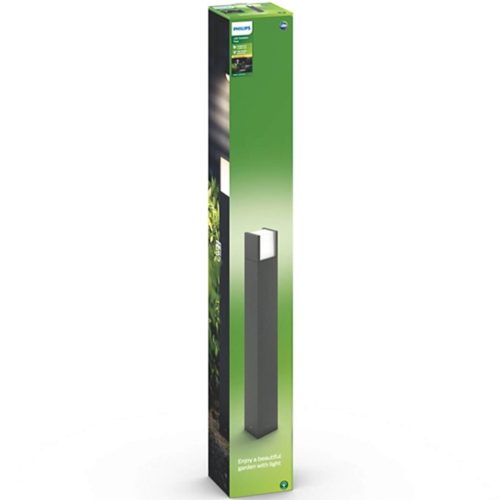 LED kerti lámpa kültéri ARBOR myGarden 6W 2700K IP44 oszlop 77cm antracit PHILIPS