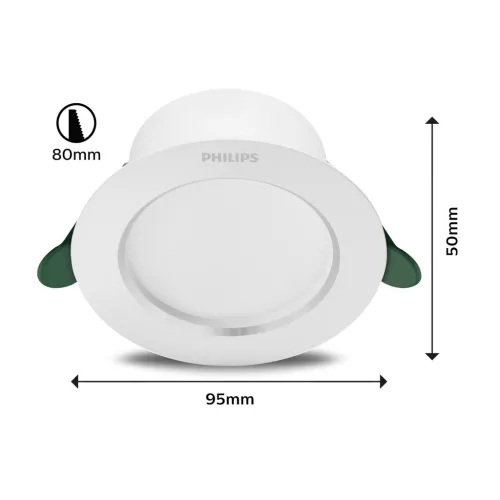 Süllyesztett LED lámpatest 2,2W 330lm 3000K White Diamond Philips
