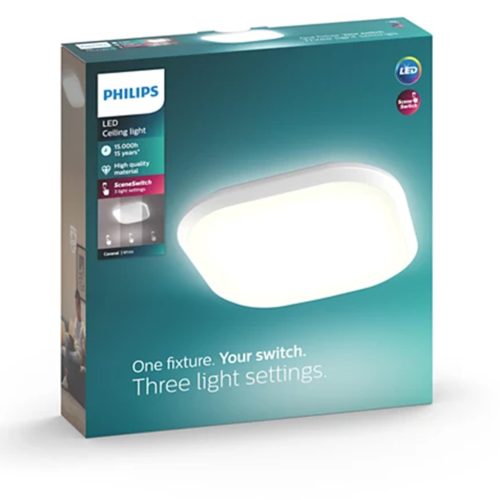 Felületre szerelt LED mennyezeti lámpa 18W 4000K fehér 30cm PHILIPS CAVANAL 40K SQ