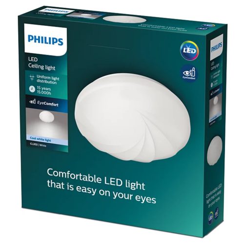 LED mennyezeti lámpa, felületre szerelt 17W 4000K fehér PHILIPS SHORE CL202 EC RD 40K W HV 06