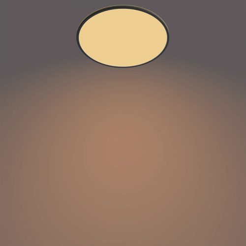 LED mennyezeti lámpa, felületre szerelhető SUPERSLIM 36W 2700K 55cm szabályozható fekete PHILIPS