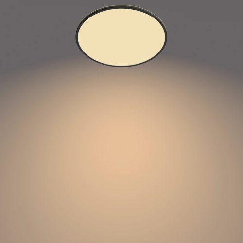 LED mennyezeti lámpa, felületre szerelhető SUPERSLIM 36W 2700K 55cm szabályozható fekete PHILIPS