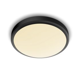   LED mennyezeti lámpa, felületre szerelhető DORIS 17W 2700K IP44 31cm fekete PHILIPS
