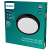 Mennyezeti LED panel Felületre szerelhető mennyezeti lámpa MAGNEOS 12W 2700K 21cm fekete alsó lámpa kerek / ovális PHILIPS