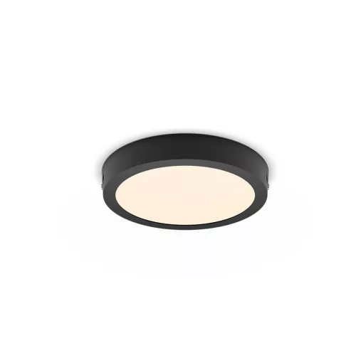 Mennyezeti LED panel Felületre szerelhető mennyezeti lámpa MAGNEOS 12W 2700K 21cm fekete alsó lámpa kerek / ovális PHILIPS