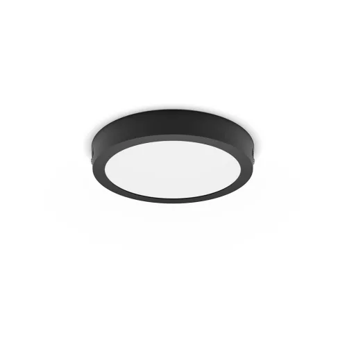 Mennyezeti LED panel Felületre szerelhető mennyezeti lámpa MAGNEOS 12W 2700K 21cm fekete alsó lámpa kerek / ovális PHILIPS