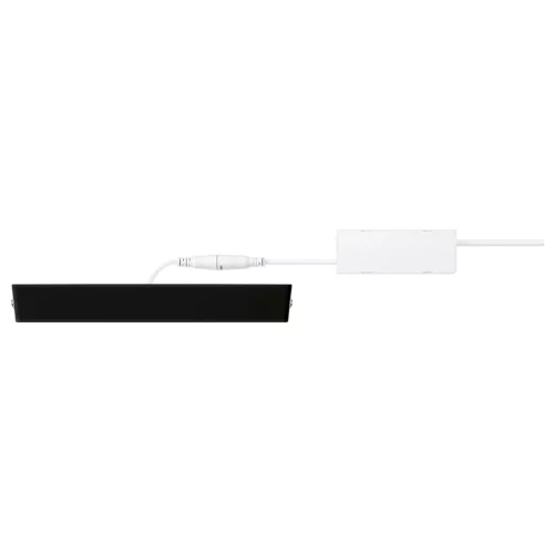 Mennyezeti LED panel Felületre szerelhető mennyezeti lámpa MAGNEOS 12W 2700K 21cm fekete lefelé világítás négyzet PHILIPS