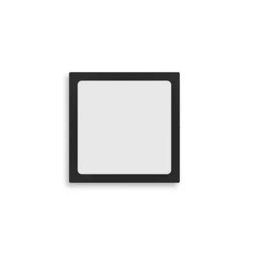 Mennyezeti LED panel Felületre szerelhető mennyezeti lámpa MAGNEOS 12W 2700K 21cm fekete lefelé világítás négyzet PHILIPS