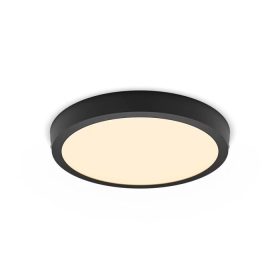   Mennyezeti LED panel Felületre szerelhető mennyezeti lámpa MAGNEOS 20W 2700K 28cm fekete alsó lámpa kerek / ovális PHILIPS
