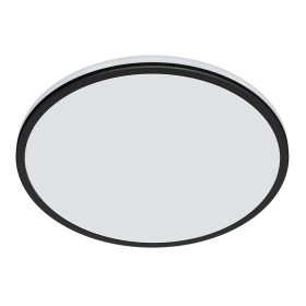   LED mennyezeti lámpa, felületre szerelhető OZZIET 18W 2700K 30cm fekete kerek / ovális PHILIPS