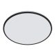 LED mennyezeti lámpa, felületre szerelhető OZZIET 22W 2700K 40cm fekete kerek / ovális PHILIPS