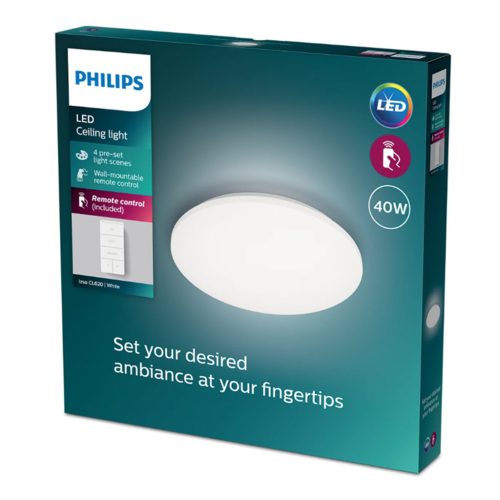LED mennyezeti lámpa 40W CCT 2700-6500K DIMMÁLHATÓ 47cm IZSO + PHILIPS TÁVIRÁNYÍTÓ