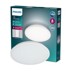   LED mennyezeti lámpa 24W 2700-6500K DIMMÁLHATÓ CCT 39cm WINCEL + PHILIPS TÁVIRÁNYÍTÓ