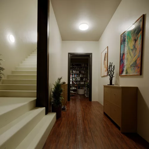 Mennyezeti lámpa LED mennyezeti lámpa 12W 1500lm 4000K Alkonyat érzékelővel Fehér Acuna Philips