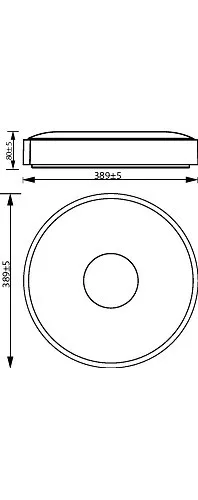Mennyezeti lámpa LED mennyezeti lámpa 24W 2800lm 4000K SceneSwitch White Coiner Philips