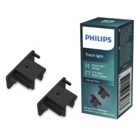   Végzáró kupak LED világítósínhez, fekete, EasyLink Philips 2 db.