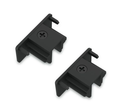 Végzáró kupak LED világítósínhez, fekete, EasyLink Philips 2 db.