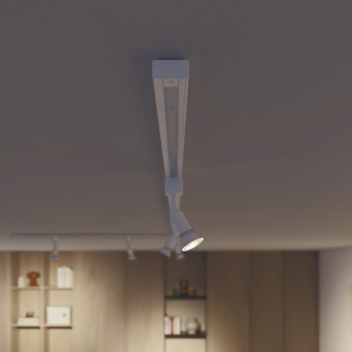 Végzáró kupak LED világító sínhez, fehér, EasyLink Philips 2 db.