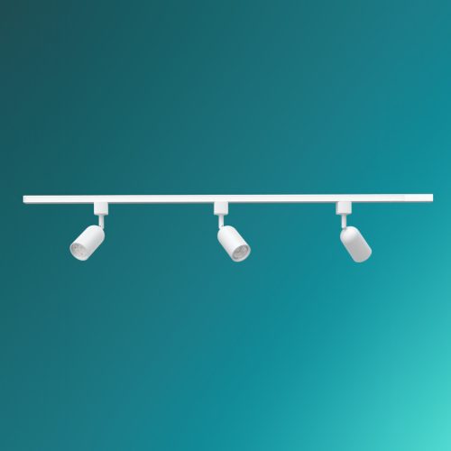 Philips EasyLink Shea mennyezeti lámpa készlet 1 m + 3 db GU10 LED sínreflex izzó, egyfázisú, fehér