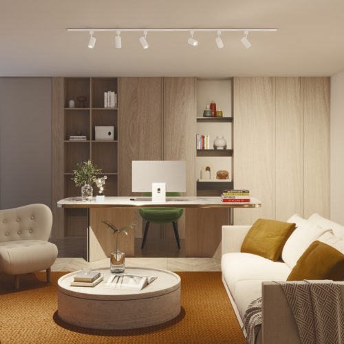 Sínes LED világítószalag 2m, egyfázisú, fehér, Philips EasyLink tápegységgel