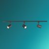 Philips EasyLink Zilo mennyezeti lámpa készlet 1 m + 3 db GU10 LED sínre szerelhető reflektor, egyfázisú, fekete