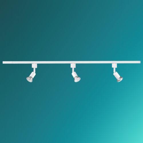 Sínes Mennyezeti Lámpa Készlet 1m + 3x GU10 LED Sínes Spotlámpa Egyfázisú Fehér EasyLink Tobia Philips