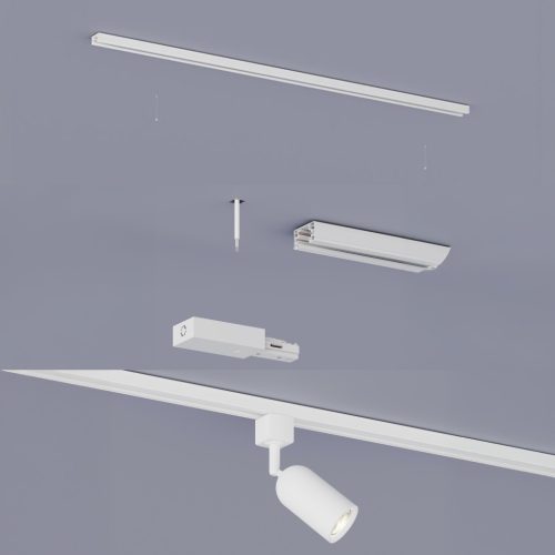 Sínre szerelhető spotlámpa, LED, GU10, fehér, EasyLink, Shea, Philips