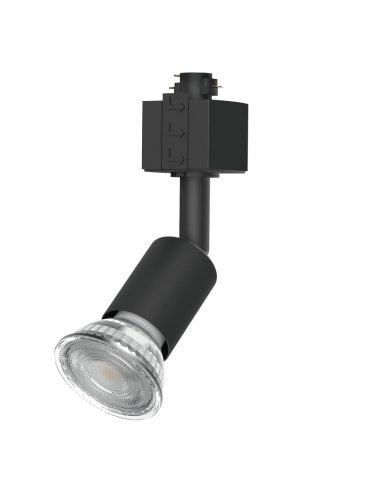 Sínre szerelhető spotlámpa, LED, GU10, fekete, EasyLink, Tobia, Philips