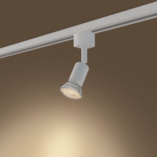 Sínre szerelhető spotlámpa, LED, GU10, fehér, EasyLink, Tobia, Philips