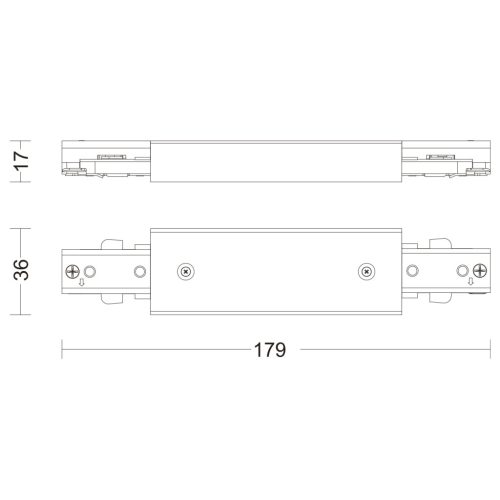 Philips EasyLink dupla tápcsatlakozó egyfázisú LED világítósínekhez