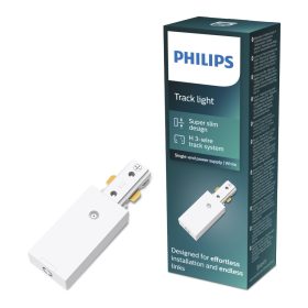   Tápcsatlakozó egyfázisú LED világítósínekhez, fehér, Philips EasyLink