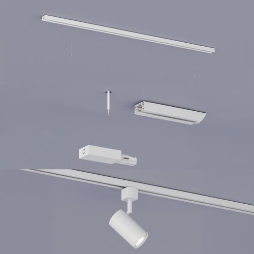 Tápcsatlakozó egyfázisú LED világítósínekhez, fehér, Philips EasyLink