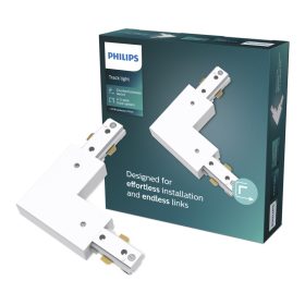   Philips EasyLink L-típusú balkezes derékszögű csatlakozó egyfázisú LED-es világítósínekhez