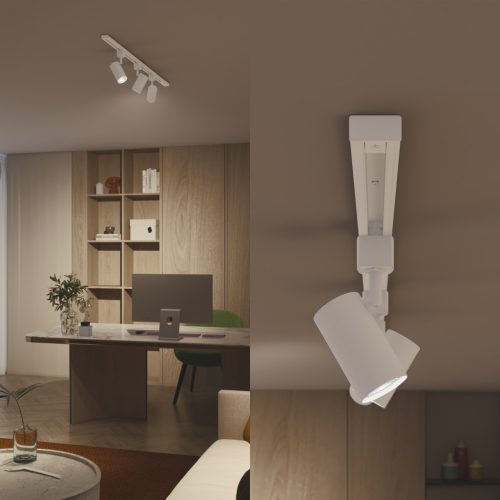 Sínreflex spotlámpa, LED, GU10, fehér, EasyLink, Zilo, Philips